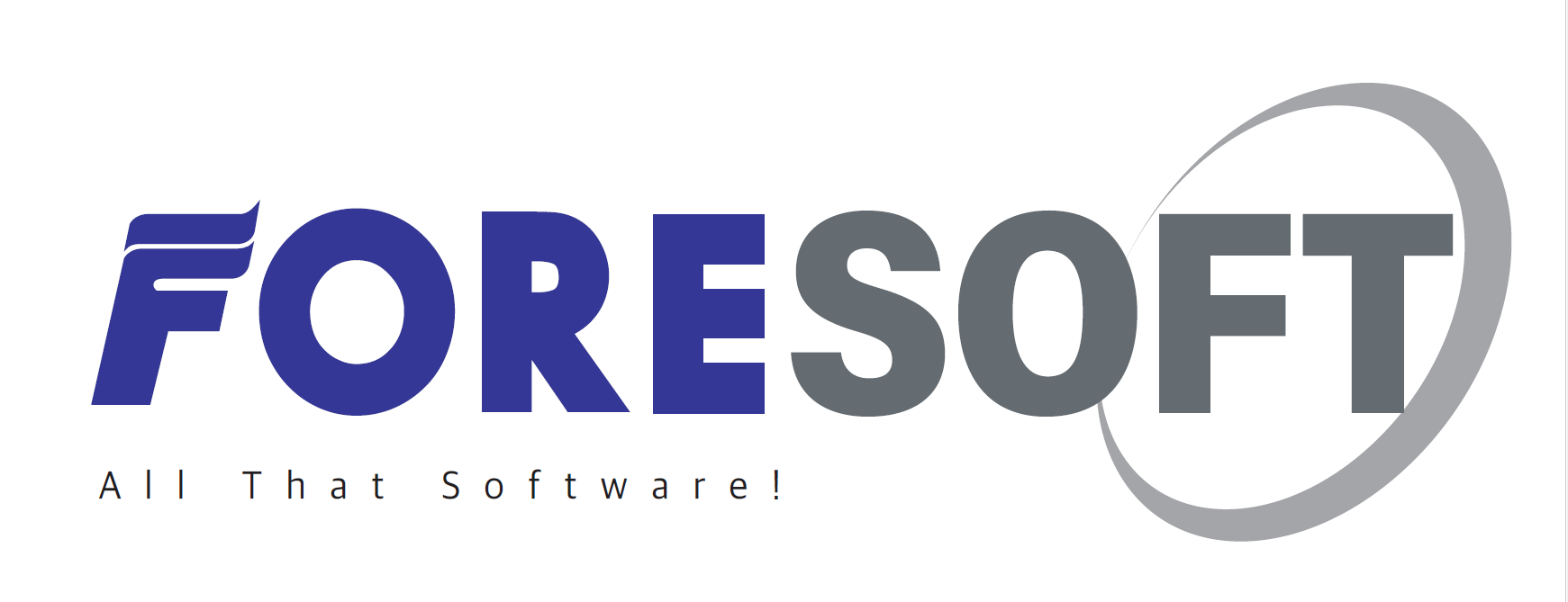 (주)포어소프트 로고